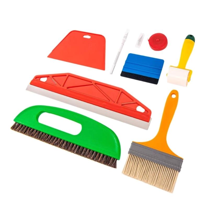 Wallpaper Smoothing Tool Multifunction Smoothing Tool Set for Peeling and Stick Backsplash Tiles Contact Paper Vinyls