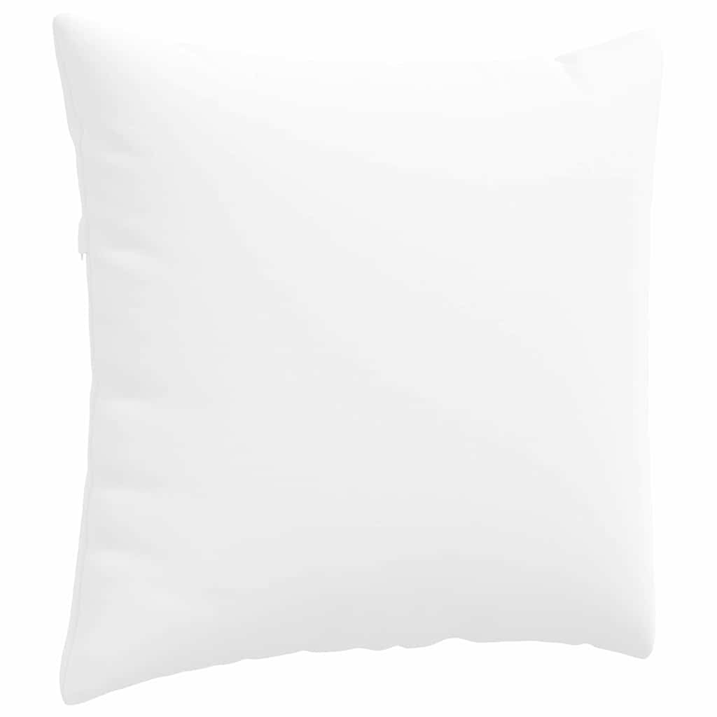 Sofa Cushions 2 pcs White 45 x 45 cm Fabric