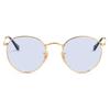 Authentic RX3447V 2500 50 Eyeglasses Frame with Light Color Round Metal Light Blue Smoke [Ray-Ban] Ray-Ban Lenses, Sunglasses,