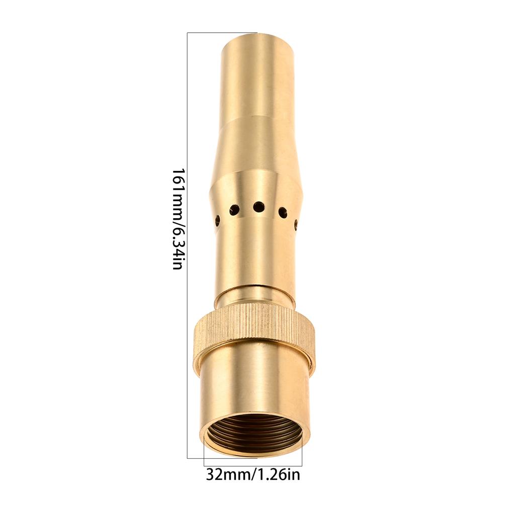 1pc Brass Adjustable Bubbling Fountain Nozzle 1/2" 3/4" 1" Thread Multi-branch Floating Air Spray Head Pond Pool Hotel Parks