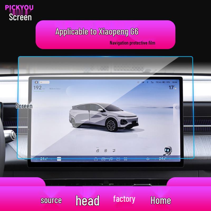 Xpeng G7, G6, G9 Protective Tempered Film for Console and Instrument Screens