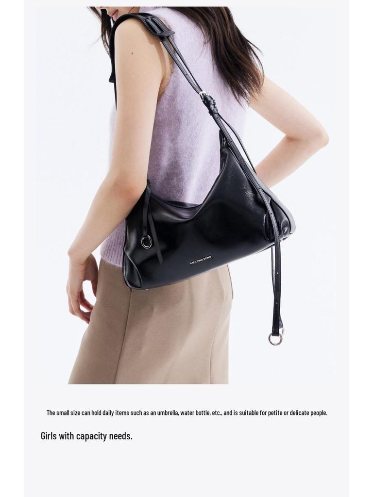 Chen Duling Style: Amazing Song Yisong Donut Hobo Shoulder/Crossbody/Underarm Bag