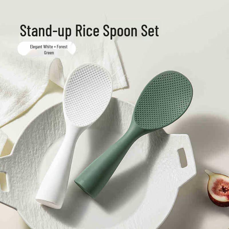 Self-Standing Non-Stick Silicone Rice Spoon