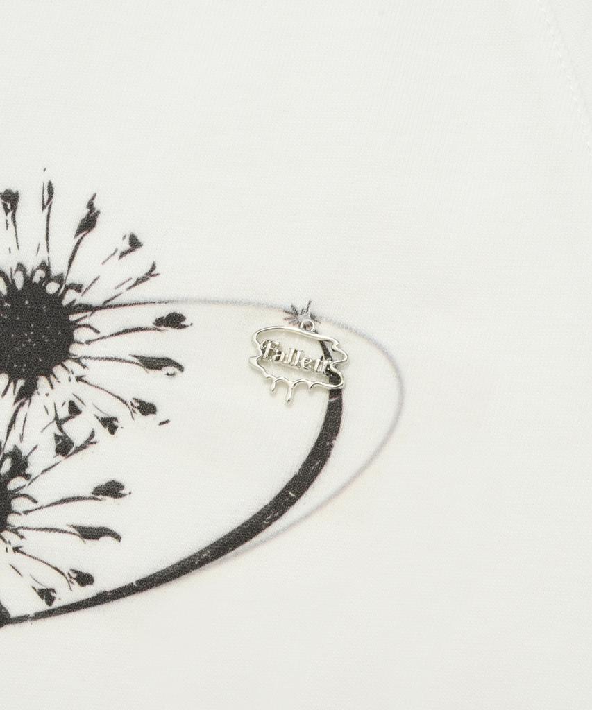 FALLETT Botanical Short Sleeve T-Shirt White