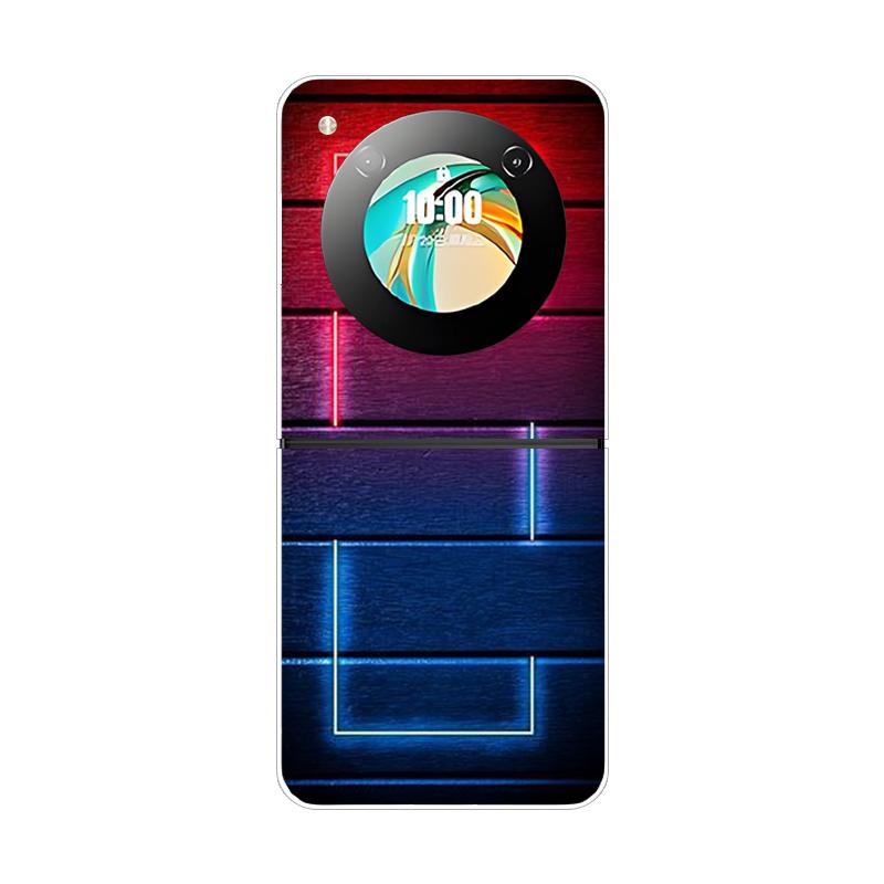Pevný PC kryt pre ZTE Nubia Flip 2 Nárazuvzdorné puzdrá na telefón pre ZTE Libero Flip 2 5G Zadný priehľadný kryt Flip2 Coque Funda