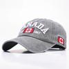 Hat Letters CANADA Baseball Cap Men's and Women's Canadian Cotton Cap Literary Retro