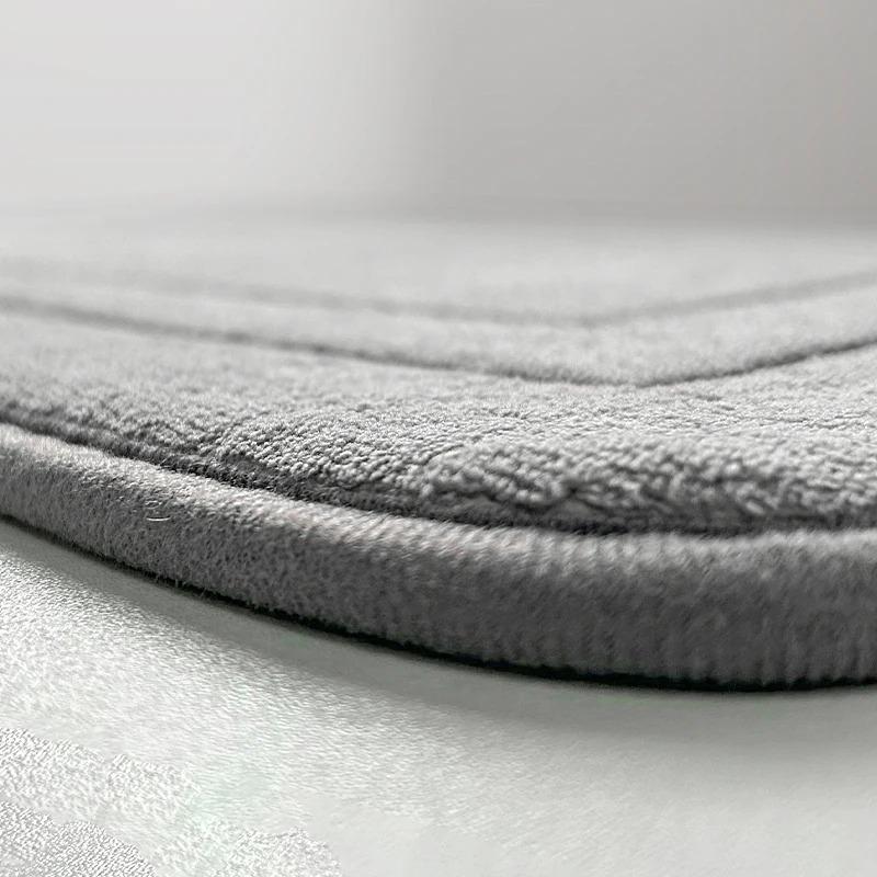 Bathroom Mat Bath Non-slip Carpets In Wash Basin Bathtub Side Floor Rug Shower Room Doormat Memory Foam 3D Pad