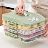 Durable PP Multi Layer Freezer Box Practical Multi Layer Fridge Storage Container For Home And Office Refrigerators
