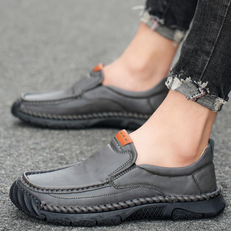 

Кожаная обувь Повседневная деловая обувь для мужчин Платье Tenis De Hombre Мокасины Мокасин Tenis Caballero Дизайнерская 48 серый