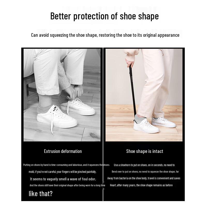 Magnetic Long-Handle Shoehorn