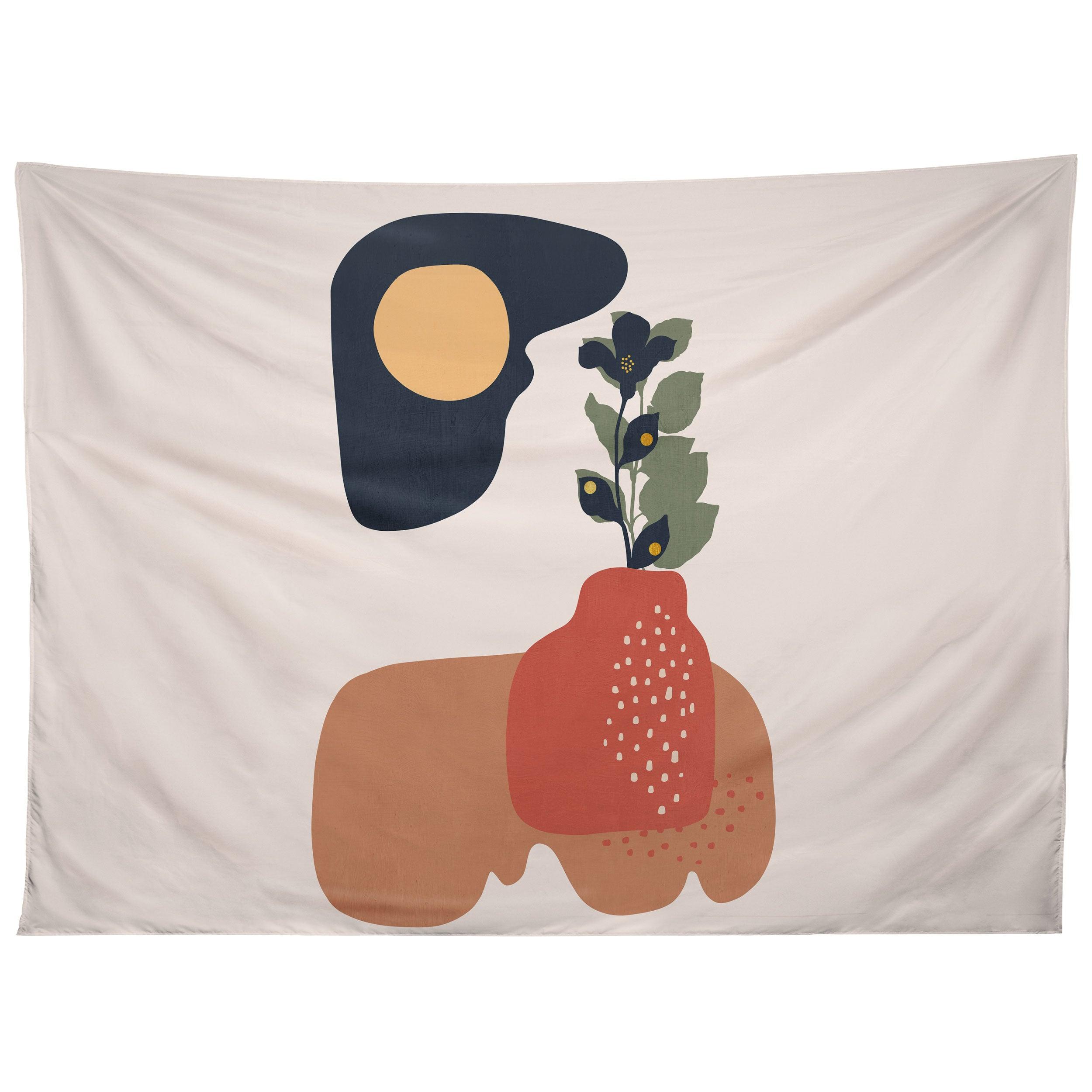 ORGANIC SHAPES 1 tapestry 75x100