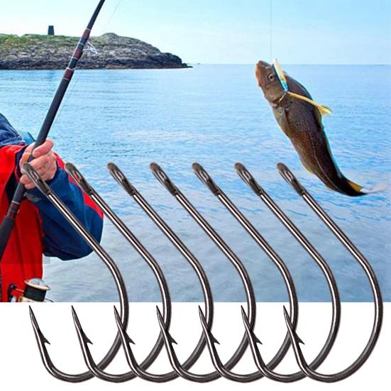 Buy 50Pcs Fast Fish Hooks Fishhooks Terminal Tackle Strong