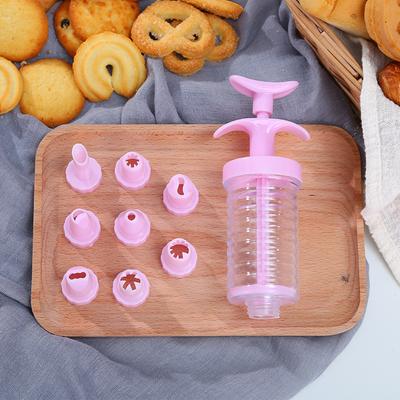 Pastry Decorating Gun Cake Baking Tools Decorating Gun 8-Pack Decorating Cream Making Pastry Decorating Gun Cookie Cookie Gun Milking Mouth
