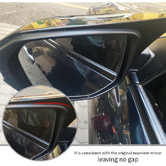 Car Ox Horn Side Rearview Mirror Cover Wing Mirror Protect Decorate Covers Auto Exterior Decoration Accessories For Honda 10Th Gen Civic 2016 2017