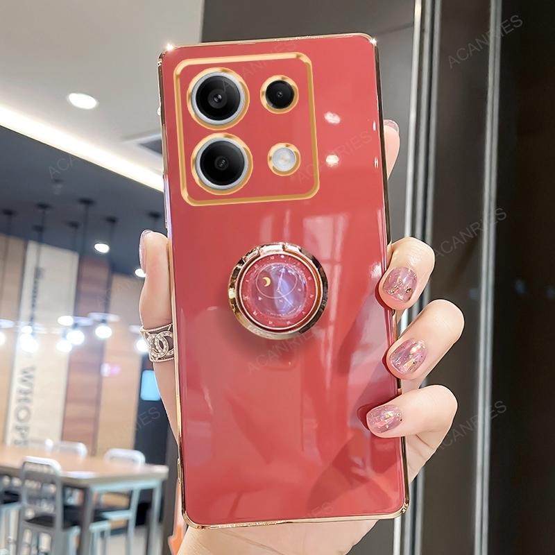 

Poko XF 6 M6pro Роскошный чехол-подставка с кольцом-держателем для Xiaomi Mi Poco X6 M6 F6 Pro 4g 5g X3 Nfc F5 X4 X5 Силиконовая задняя крышка Poco M3 Pro