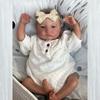 46CM Already Finished Painted Reborn Doll Levi  Newborn Awake Doll Toy Soft Hand-Drawing Hair 3D Skin Tone Visible Veins