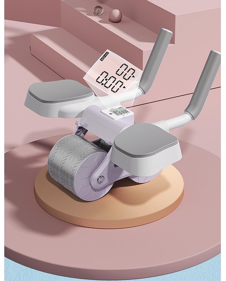 Nastavitelný Multifunkční Ab Roller s Podporou Loktů & Automatickým Návratem