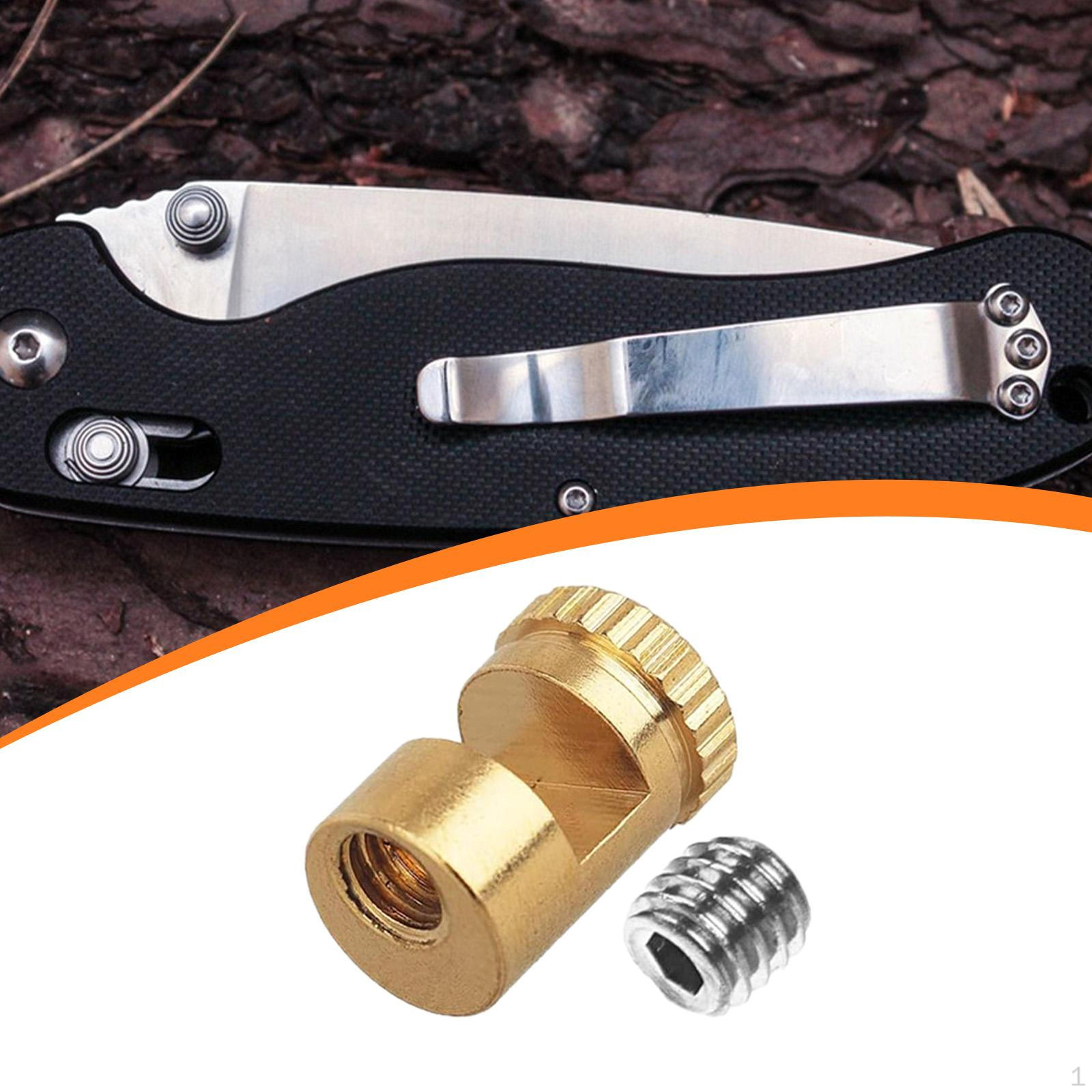 

Thumb Directly Replace Fit 3mm Thickness Stainless Steel Sturdy Replacement Button with Wrench золотий