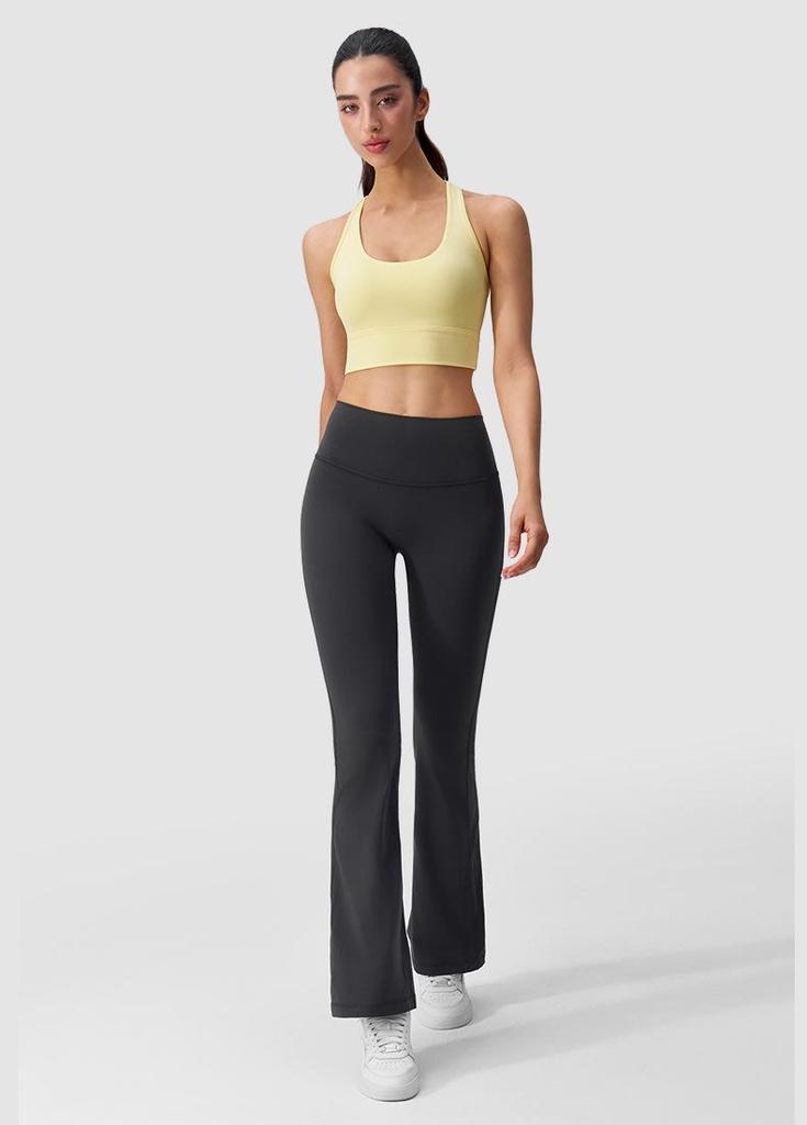 Women's High-Waisted Butt-Lifting Slightly Flared Yoga & Pilates Fitness Pants