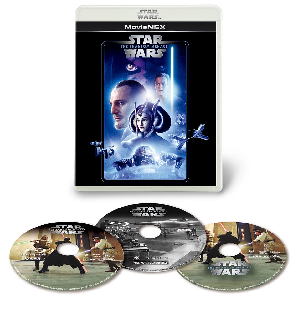 Star Wars Episode The Phantom Menace MovieNEX DVD Digital Copy MovieNEX I [Blu-ray + + + World] [Blu-ray]