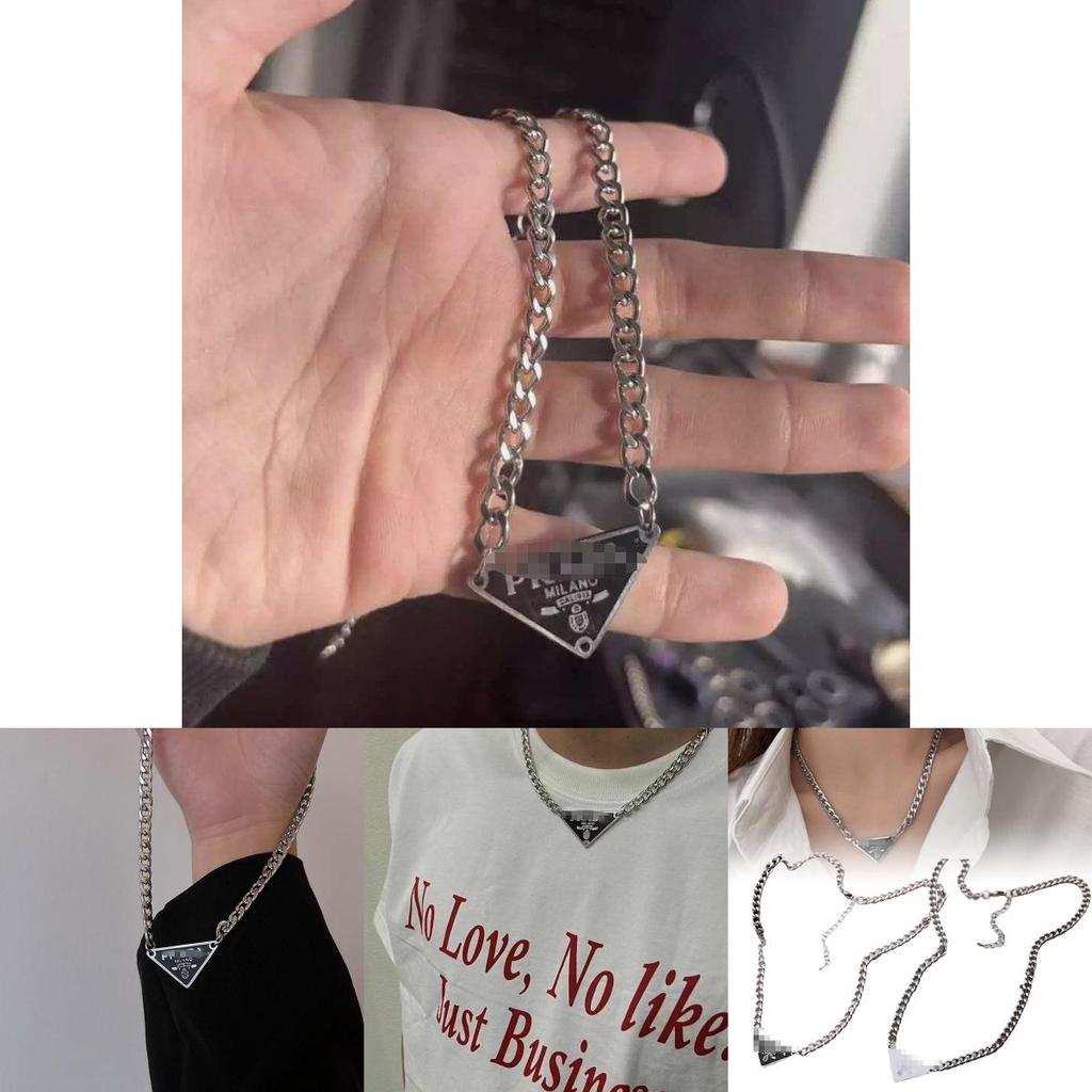 Collana Hip Hop alla Moda in Acciaio di Titanio per Uomini e Donne con Versatile Ciondolo Poker