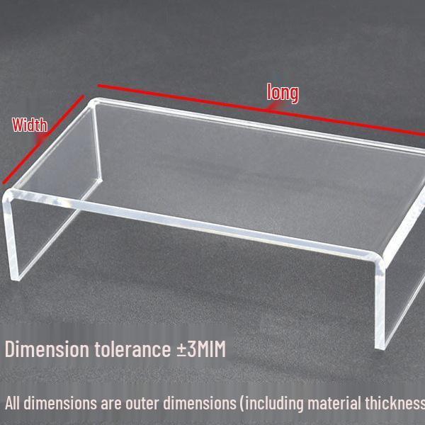 Acrylic U-Shaped Display Riser for Desk or Fridge