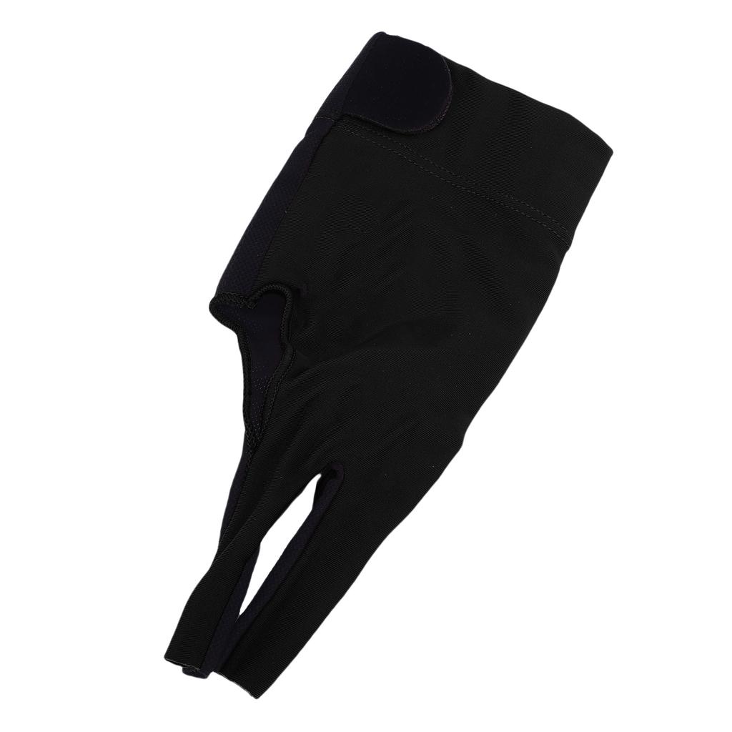 3 Finger Billiard Pool Glove Professional Breathable Anti Slip Right Hand Cue Sport Glove for Men Women Black