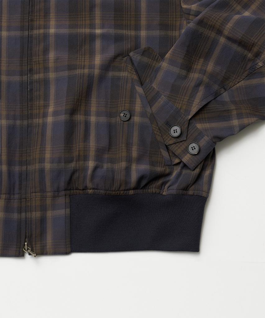 Another Office Huge Harrington Jacket (Old Violet-Check)