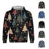 Men's Trendy Christmas Print Pullover Hoodie Long Sleeve