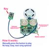 8M MP3 Sound Voice Audio Music Recordable Recorder Board Chip Programmable Music Module for Greeting Card DIY