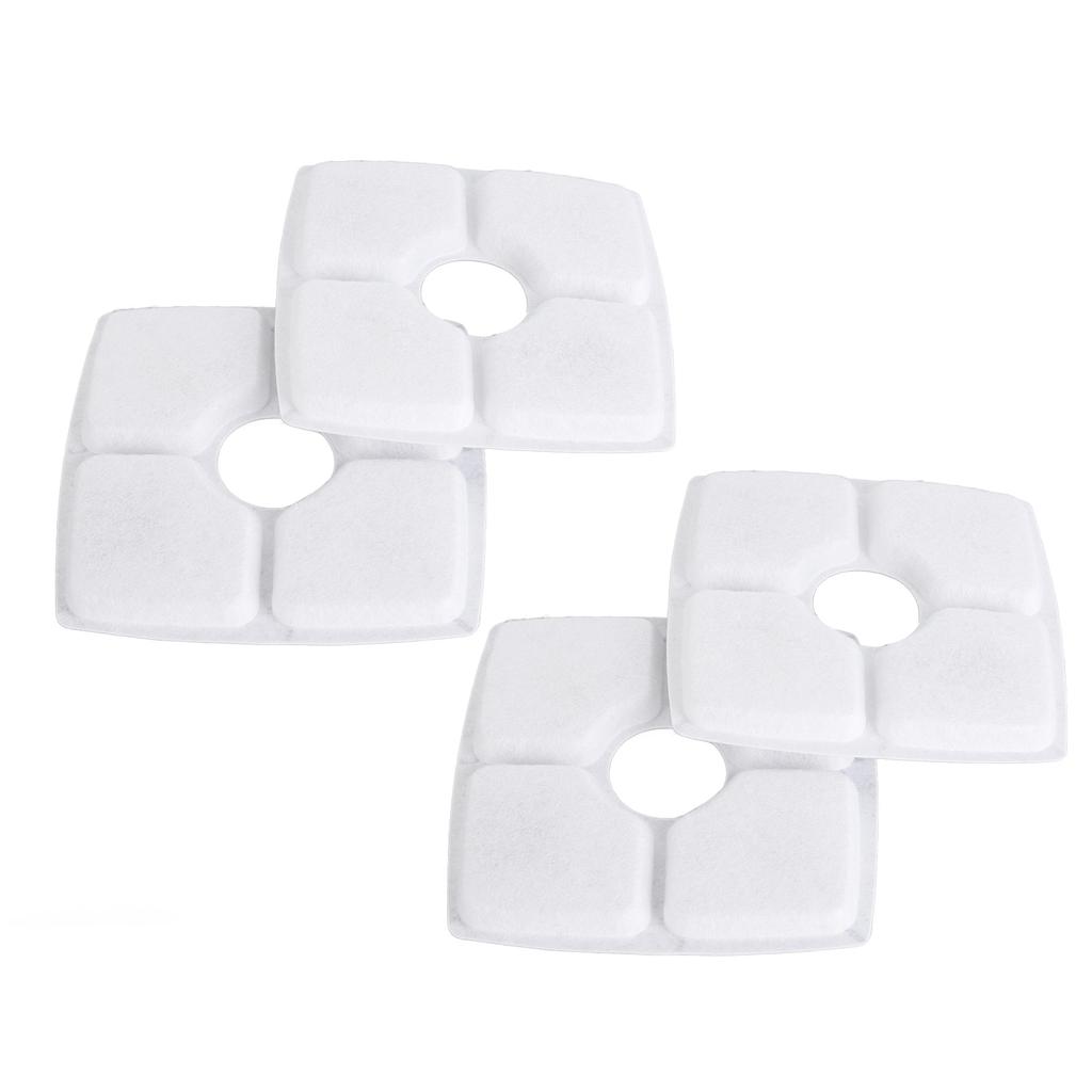 12Pcs Cat Water Fountain Filters Activated Carbon Cat Fountain Filter Replacement for Square Cat Water Fountain Inside