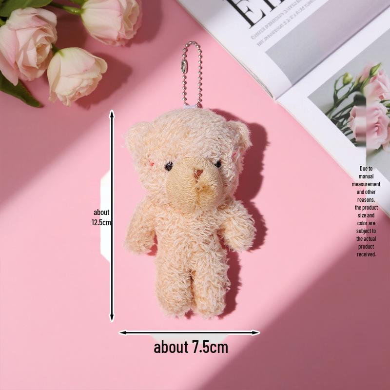 Soft Blush Bear Onesie with Cute Bear Pendant Ornament Gift Set