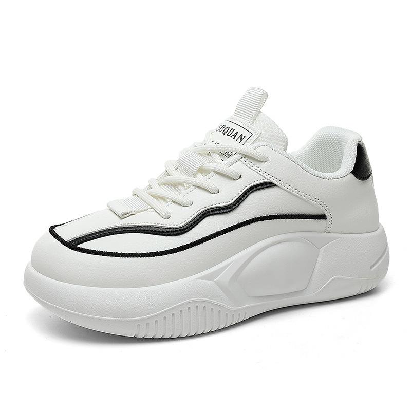 [Processing and customization] K8637 new women's shoes color matching 2025 summer and autumn height increase thick-soled sports and leisure shoes