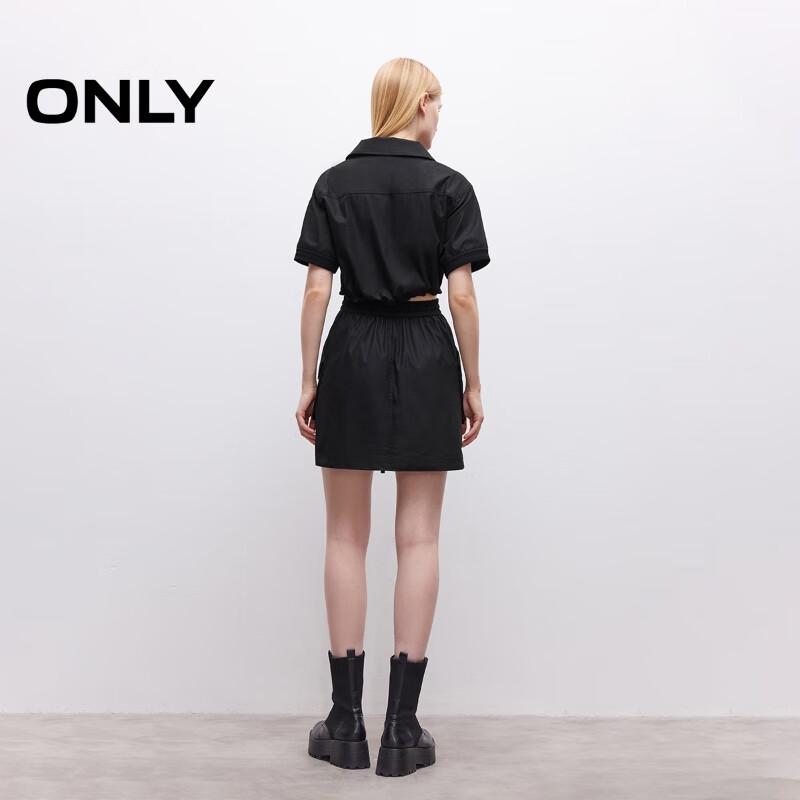 ONLY Women's Techwear Multi-Pocket A-Line Short Dress