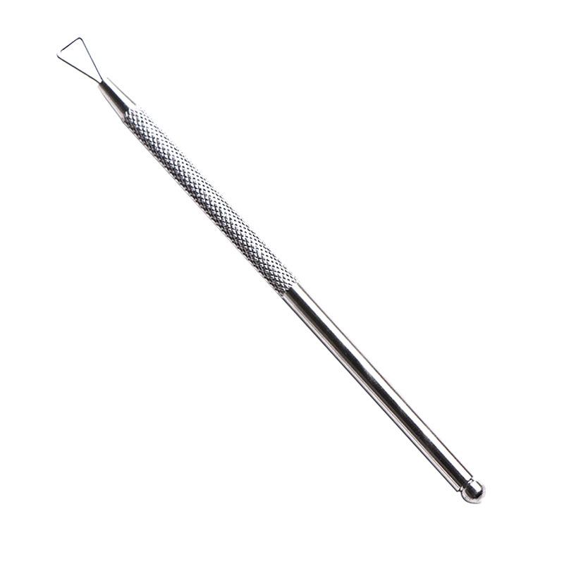 High Strength Stainless Steel Nail Polish Remover Tool Anti-deform Gel Nail Scraper Cuticle Pusher for Commercial Salons