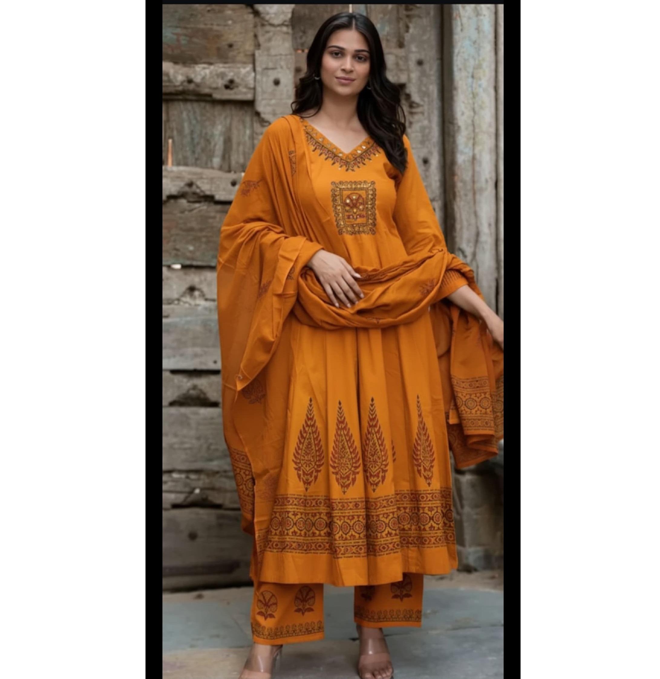 Women Designer Kurta Pant Dupatta Set