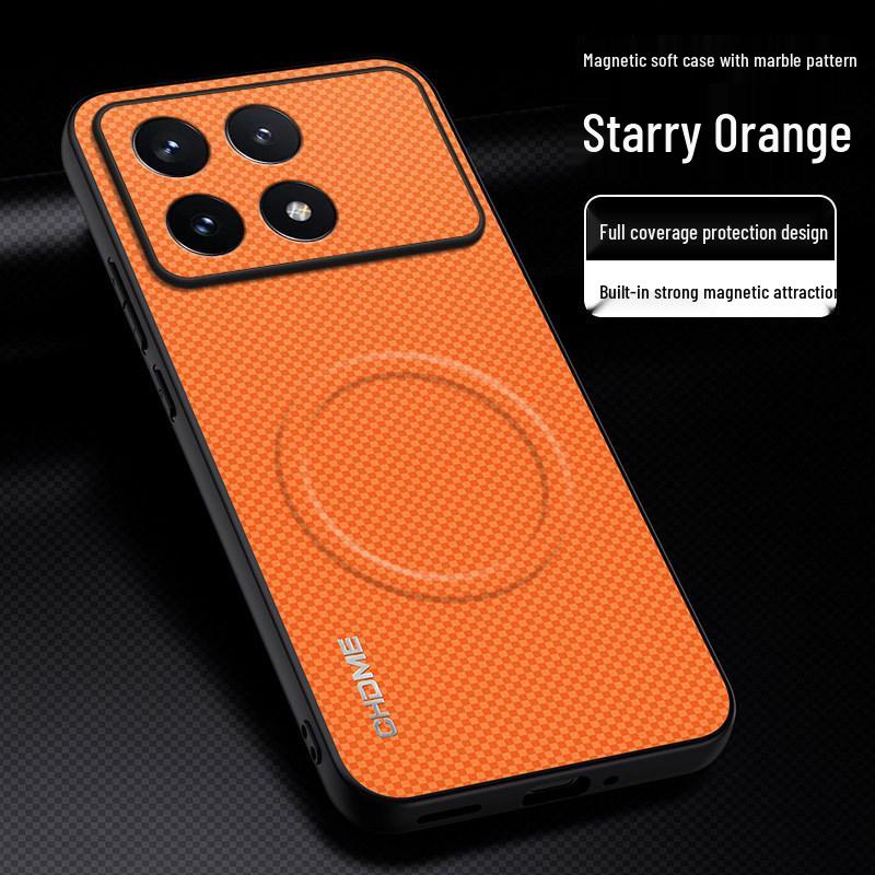 Redmi K70/K70Pro Full Coverage Drop-Proof Magnetic Phone Case - High-End, Stylish, Simple Design with Textured Finish