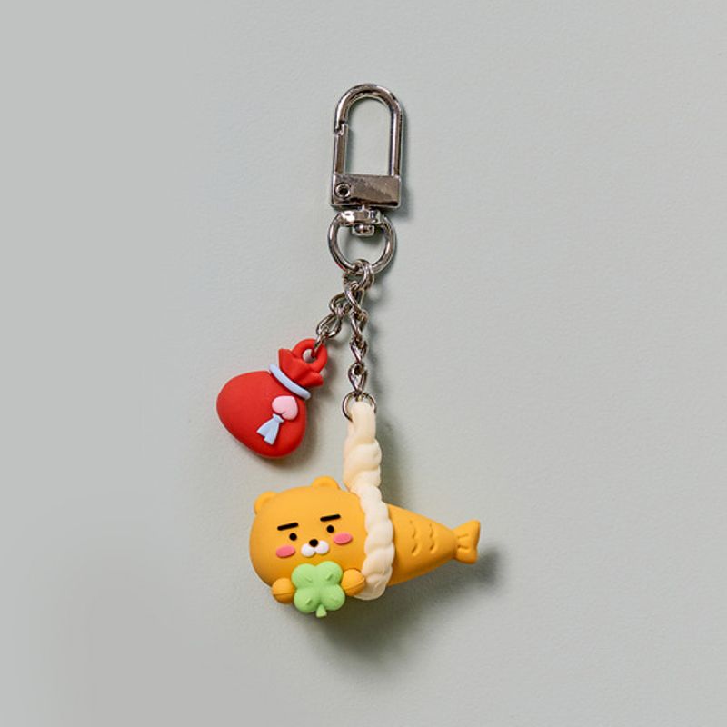 

KAKAO FRIENDS Anti-Amnestic Cod Figure Keychain_Ryan single type