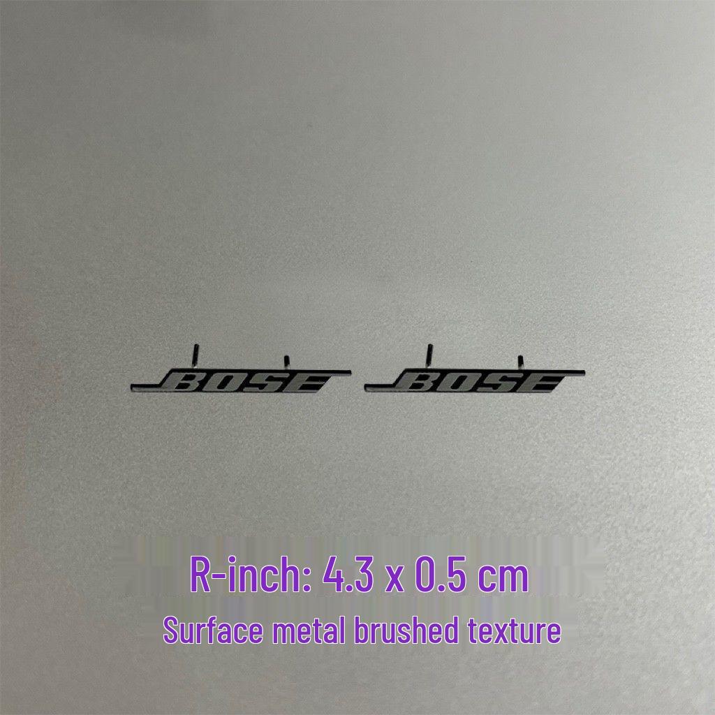 Dekorative Metallaufkleber für Auto-Audio-Lautsprecher von Bose, Harman Kardon, JBL.