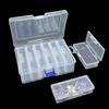 Transparent Storage Box Desk Organizer Case Jewelry Necklace Earring Organizer Box Clear Storage Case Classification Box