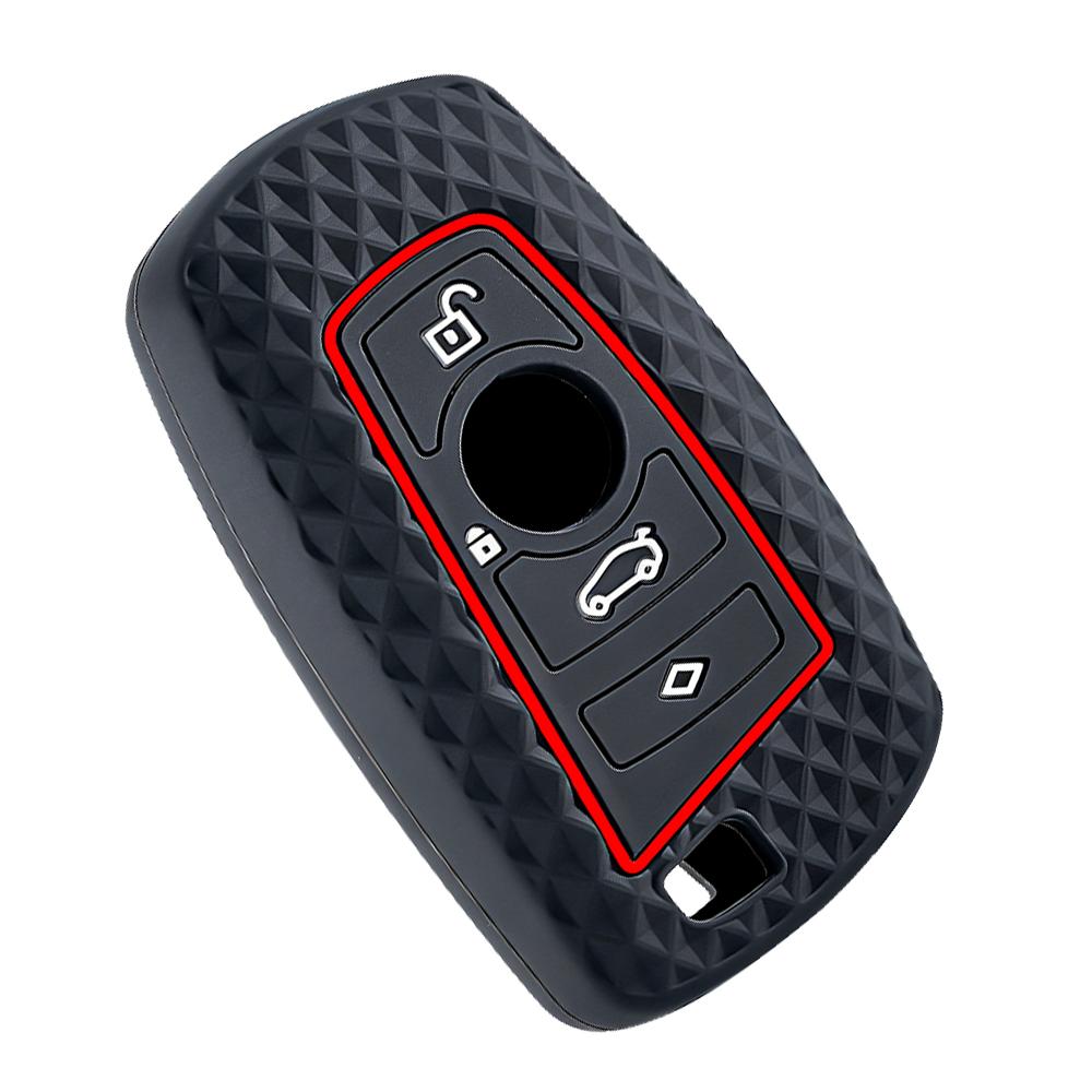 For Bmw F30 F31 F32 F34 F20 F21 F07 F10 1 3 5 7 Series X1 X3 G01 X4 G02 X5 F15 F16 M3 M4 Silicone Car Key Case Cover Shell Fob