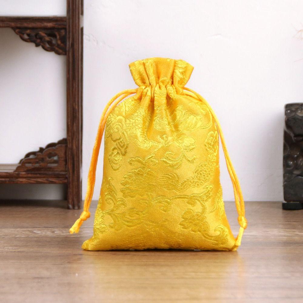 Storage Bag Canvas Flower Handbag Chinese Style Small Coin Purse Wallet  Hanfu Decor