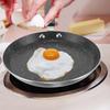 1Pcs 6 Inch Black Non-Stick Fry Pan Premium Material Fast Heating for Sandwiches Omelets Eggs Stone Coated Frying Pan for Home