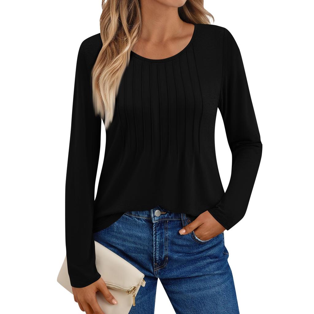 Women's Long Sleeve Shirts Graphic Tees Casual Basic Tops Pullovers