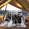 1pc Cortis, K pop Outdoor Personalized Flannel Blanket, Soft, Lightweight Personalized Flannel Blanket, Digital Printing,