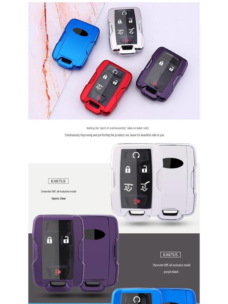 KAKTUS Car Key Protective Shell for Chevrolet, Saab, GMC Suburban