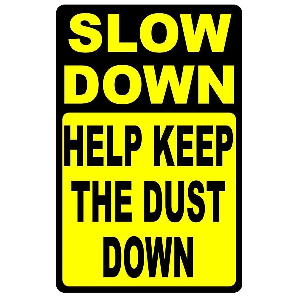 Retro Metalowe Tabliczki Spowalniaj Dzieci i Zwierzęta przy zabawie Plakaty Vintage do Domu Ogrodu Baru Jaskini Mężczyzny Kawiarni Dekoracja Ścienna Biura Prezent