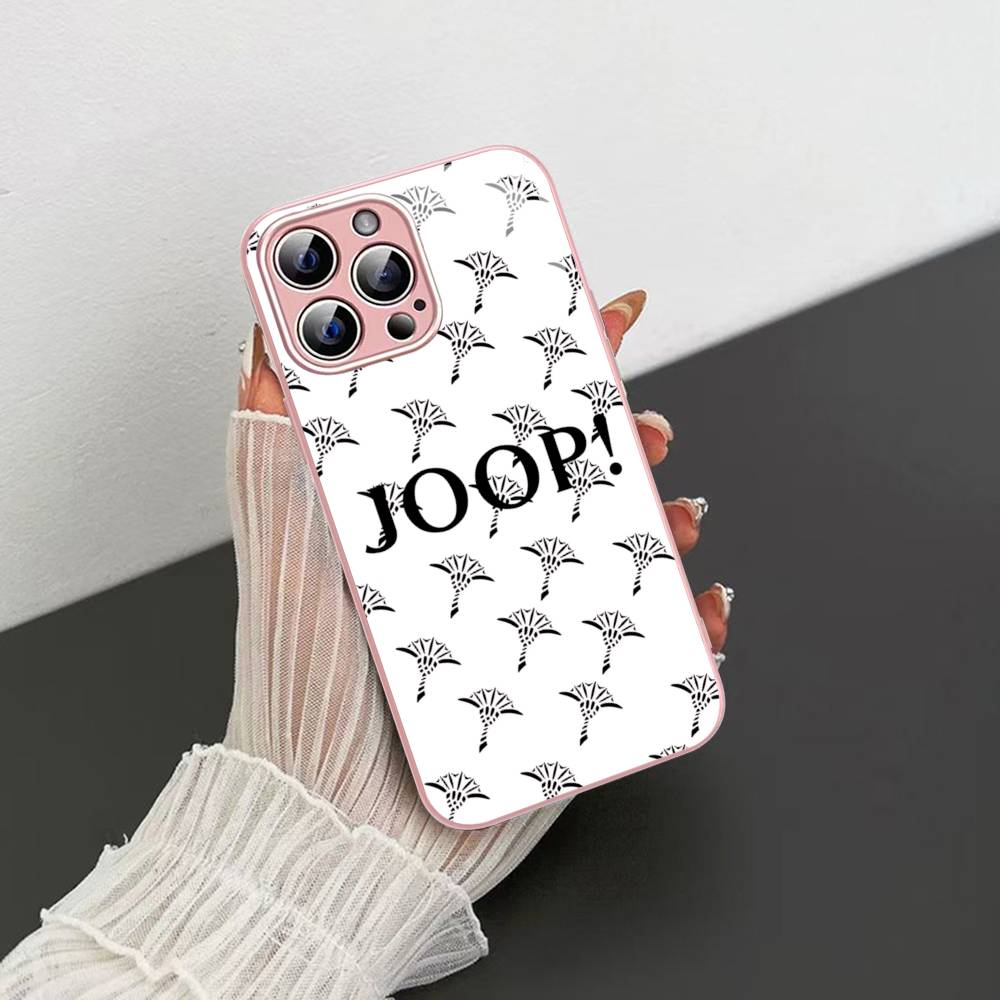 Famous Printed J-JoopS Logo Tempered Glass For Iphone 14 13 12 11 Pro Mini XS MAX 14Plus X XS XR Fundas