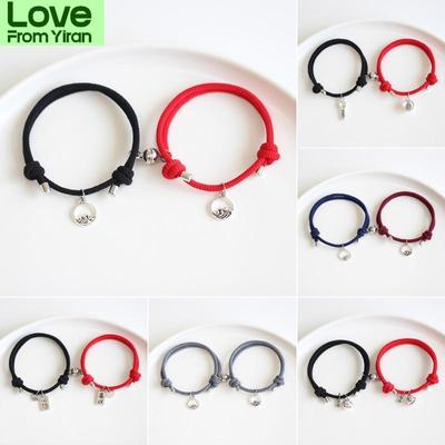 2 stücke Paar Magnete Armbänder Ziehen Sich Gegenseitig An Paar Liebhaber Armband Anhänger Charm Armband Schmuck Liebhaber Weihnachtsgeschenk