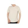 Nike Embroidered Logo Breathable Short Sleeve T-Shirt with Drop Shoulders Men Tops Beige AR4999-206